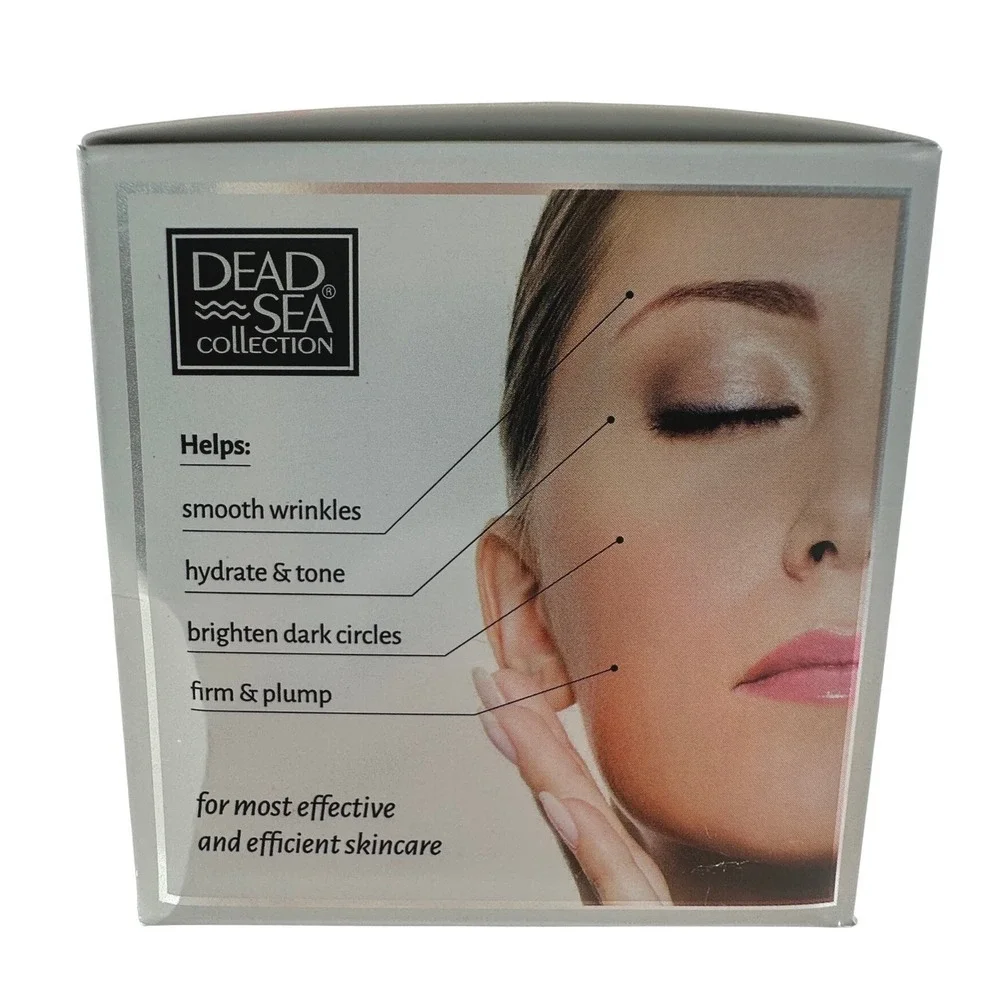 Dead Sea Collection Womens 1.69 oz Night Cream Silver‎ Anti-Wrinkle Collagen